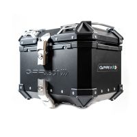 GPR TECH Honda Forza 300 2018/2023 Topcase aus Aluminium, schwarze Farbe mit spezifischer Platte enthalten Kapazität Liter 26