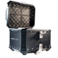 GPR TECH TOPCASE ALPI-TECH 26 LT. SCHWARZ Topcase aus Aluminium, mit Soft-Rückenlehne, schwarze Farbe mit Universalplatte inklusive Kapazität Liter 26