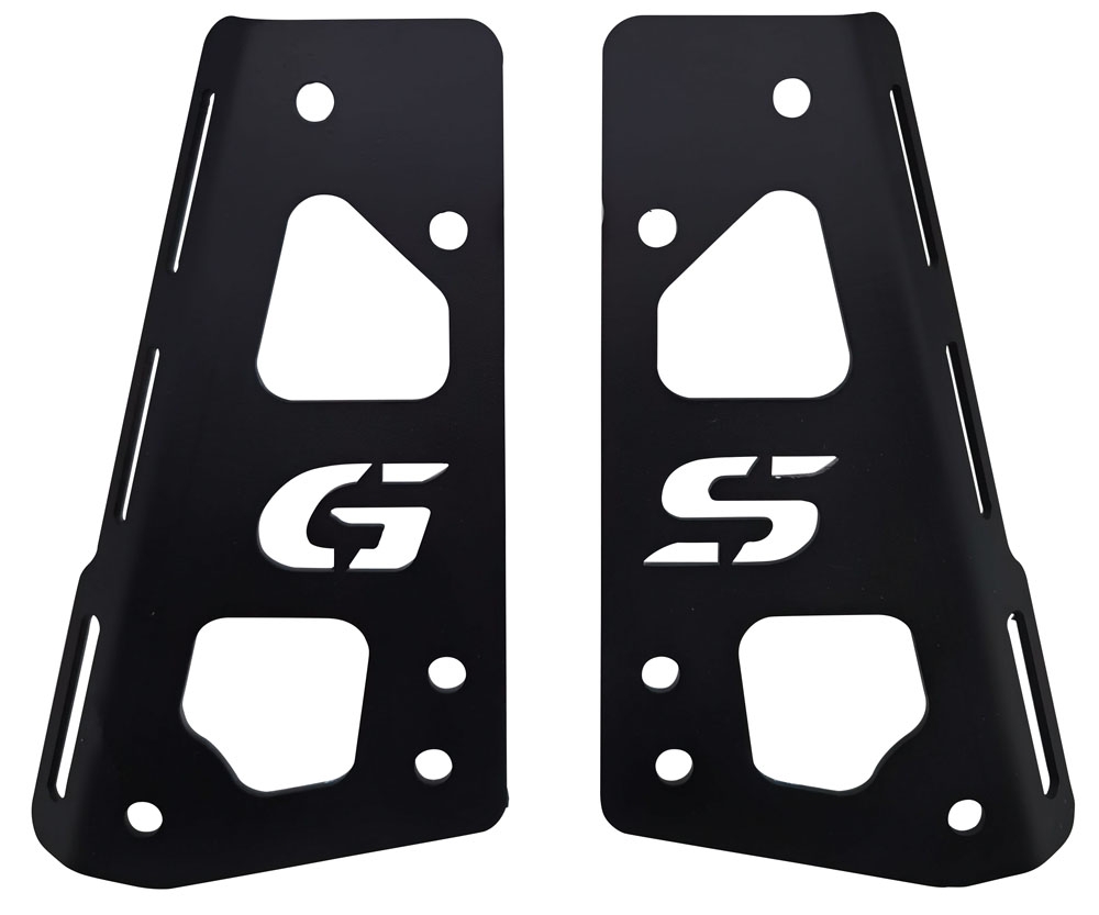 GPR TECH Bmw F 850 Gs 2021/2023 e5 Spezifische Montageplatte Top Case ALPITECH 55 LT kompatibel mit Original-Gepäckträger, aus Edelstahl mit 4 Verankerungspunkten
