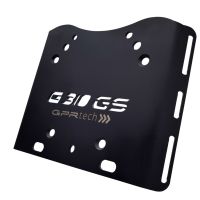 GPR TECH Bmw G 310 Gs 2017/2021 e4 Topcase aus Aluminium, schwarze Farbe mit spezifischer Platte enthalten Kapazität Liter 35