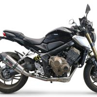 GPR auspuff kompatibel mit  Honda Cbr 650 R 2019-2020, New Grand Prix Evo Titanium, Homologierte auspuff mit verbindungsrohr und katalysator 