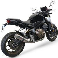 GPR auspuff kompatibel mit  Honda Cb 650 R 2019-2020, M3 Inox , Racing-Komplettsystem-Auspuff, einschließlich Krümmer und abnehmbarem DB-Killer 