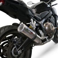 GPR auspuff kompatibel mit  Honda Cb 650 R 2019-2020, M3 Inox , Racing-Komplettsystem-Auspuff, einschließlich Krümmer und abnehmbarem DB-Killer 