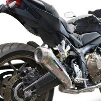 GPR auspuff kompatibel mit  Honda Cbr 650 R 2019-2020, Powercone Evo, Homologierte auspuff mit verbindungsrohr und katalysator 