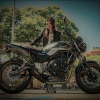 GPR auspuff kompatibel mit  Kawasaki Z 650 RS 2021-2023, M3 Black Titanium, Kompletter Rennauspuff, geliefert mit spezifischem Krümmer, Artikel ohne Homologation 