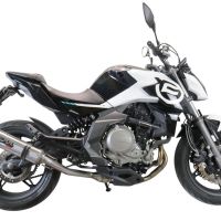 GPR auspuff kompatibel mit  Cf Moto 400 NK 2019-2020, M3 Inox , Zugelassener legaler Slip-On-Auspuff mit Abe, einschließlich abnehmbarem DB-Killer,katakysator und Verbindungsrohr 