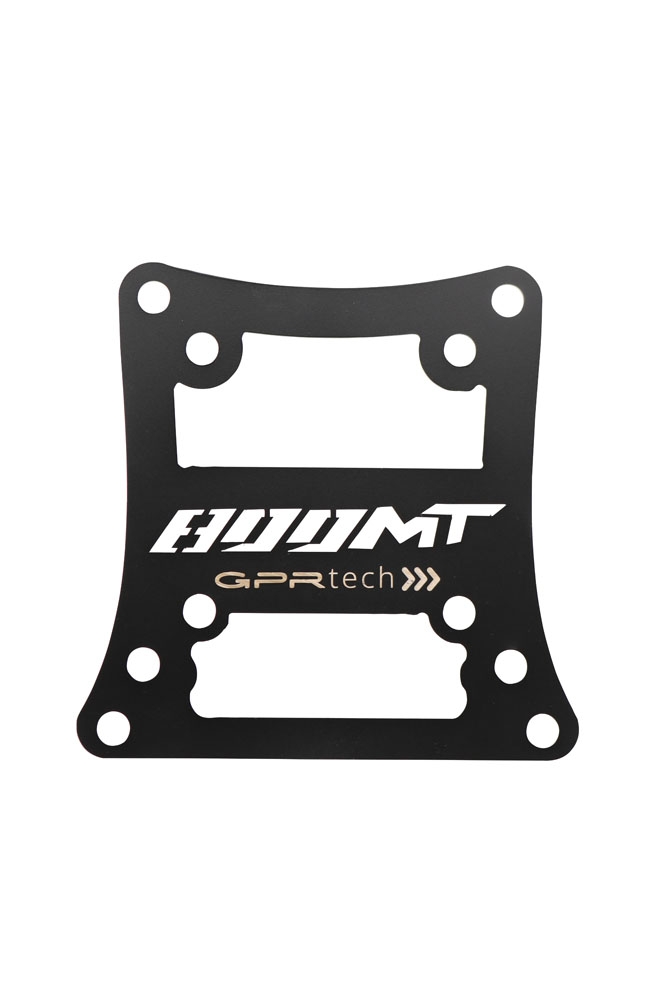 GPR TECH Cf Moto 800 Mt Touring 2021/2024 e5 Spezifische Montageplatte Top Case ALPITECH 55 LT kompatibel mit Original-Gepäckträger, aus Edelstahl mit 4 Verankerungspunkten