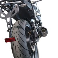 GPR auspuff kompatibel mit  Cf Moto 650 Gt 2022-2024, New Grand Prix Evo Poppy, Zugelassener legaler Slip-On-Auspuff mit Abe, einschließlich abnehmbarem DB-Killer und Verbindungsrohr 