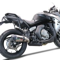 GPR auspuff kompatibel mit  Cf Moto 650 Gt 2022-2024, New Grand Prix Evo Titanium, Zugelassener legaler Slip-On-Auspuff mit Abe, einschließlich abnehmbarem DB-Killer und Verbindungsrohr 