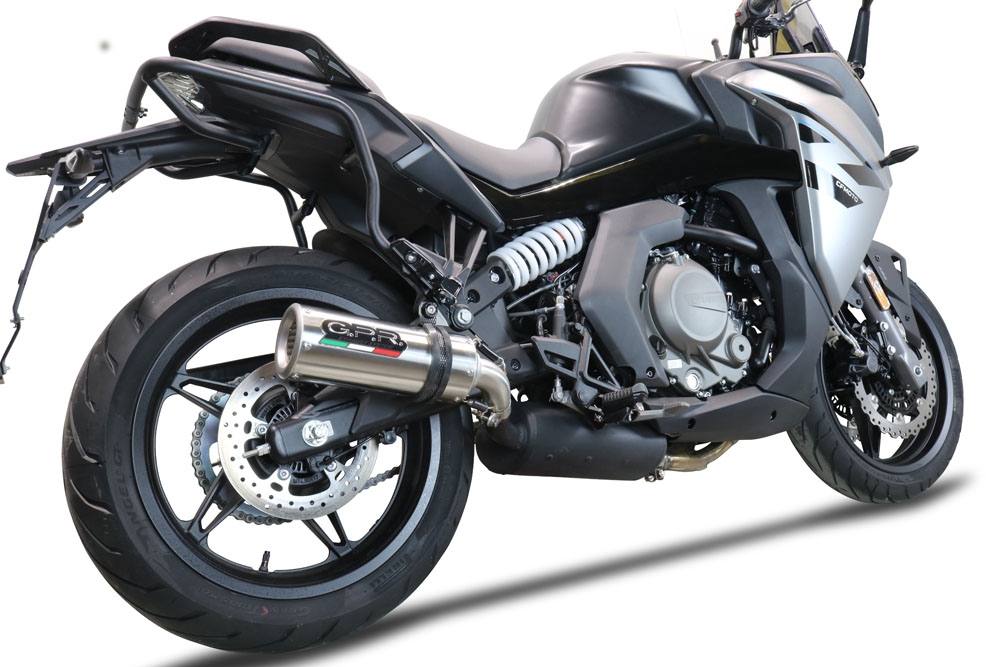 GPR auspuff kompatibel mit  Cf Moto 650 Gt 2025-2026, M3 Inox , Zugelassener legaler Slip-On-Auspuff mit Abe, einschließlich abnehmbarem DB-Killer und Verbindungsrohr 