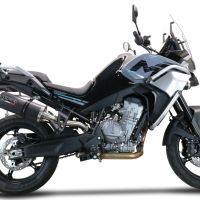 GPR auspuff kompatibel mit  Cf Moto 800 Mt Touring/Explorer 2025-2026, Dual Poppy, Zugelassener legaler Slip-On-Auspuff mit Abe, einschließlich abnehmbarem DB-Killer und Verbindungsrohr 