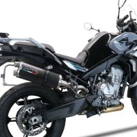 GPR auspuff kompatibel mit  Cf Moto 800 Mt Touring/Explorer 2025-2026, Dual Poppy, Zugelassener legaler Slip-On-Auspuff mit Abe, einschließlich abnehmbarem DB-Killer und Verbindungsrohr 