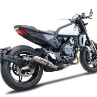 GPR auspuff kompatibel mit  Cf Moto 700 CL-X Heritage  2025-2026, Deeptone Inox, Zugelassener legaler Slip-On-Auspuff mit Abe, einschließlich abnehmbarem DB-Killer und Verbindungsrohr 