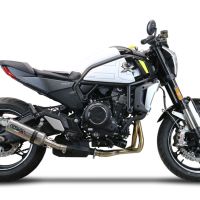GPR auspuff kompatibel mit  Cf Moto 700 CL-X Adv 2025-2026, M3 Inox , Zugelassener legaler Slip-On-Auspuff mit Abe, einschließlich abnehmbarem DB-Killer und Verbindungsrohr 
