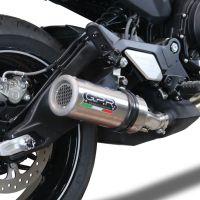 GPR auspuff kompatibel mit  Cf Moto 700 CL-X Adv 2025-2026, M3 Inox , Zugelassener legaler Slip-On-Auspuff mit Abe, einschließlich abnehmbarem DB-Killer und Verbindungsrohr 