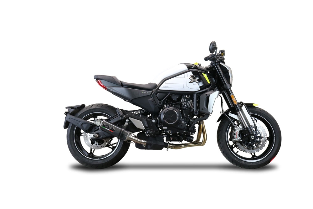 GPR auspuff kompatibel mit  Cf Moto 700 CL-X Adv 2025-2026, M3 Poppy , Zugelassener legaler Slip-On-Auspuff mit Abe, einschließlich abnehmbarem DB-Killer und Verbindungsrohr 