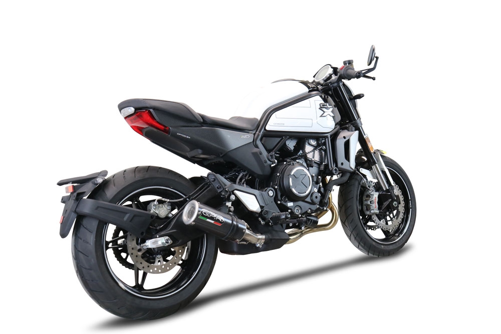 GPR auspuff kompatibel mit  Cf Moto 700 CL-X Adv 2025-2026, M3 Poppy , Zugelassener legaler Slip-On-Auspuff mit Abe, einschließlich abnehmbarem DB-Killer und Verbindungsrohr 