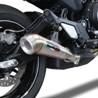 GPR auspuff kompatibel mit  Cf Moto 700 CL-X Heritage  2025-2026, Powercone Evo, Zugelassener legaler Slip-On-Auspuff mit Abe, einschließlich abnehmbarem DB-Killer und Verbindungsrohr 