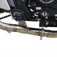 GPR auspuff kompatibel mit  Cf Moto 700 CL-X Heritage  2022-2024, Decatalizzatore, Decat Pipe, Katalysatorabscheider, artikel ohne Genehmigung 
