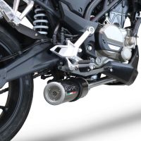 GPR auspuff kompatibel mit  Cf Moto 300 NK 2022-2024, M3 Poppy , Racing-Komplettsystem-Auspuff, einschließlich Krümmer und abnehmbarem DB-Killer 