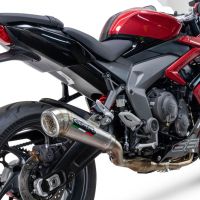 GPR auspuff kompatibel mit  Triumph Daytona 660 2023-2025, Powercone Evo, Racing-Komplettsystem-Auspuff, einschließlich Krümmer und abnehmbarem DB-Killer 