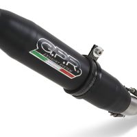 GPR auspuff kompatibel mit  Royal Enfield Classic 350 2021-2023, Deeptone Nero, Rennauspuff, mit Verbindungsrohren, Artikel ohne Genehmigung 