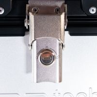 GPR TECH TOPCASE ALPI-TECH 45 LT. SILBER Topcase aus Aluminium, mit Soft-Rückenlehne, silberfarben mit Universalplatte inklusive Kapazität Liter 45