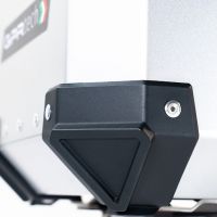 GPR TECH TOPCASE ALPI-TECH 45 LT. SILBER Topcase aus Aluminium, mit Soft-Rückenlehne, silberfarben mit Universalplatte inklusive Kapazität Liter 45