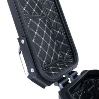 GPR TECH Bmw F 850 Gs 2021/2023 e5 Seitenkofferpaar aus Aluminium mit konturierter rechter Seite, Farbe Silber mit speziellem Gepäckträger Fassungsvermögen 38 Liter + 32 Liter