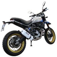 GPR auspuff kompatibel mit  Ducati Scrambler 800 Urban Motard 2021-2023, Albus Evo4, Zugelassener legaler Slip-On-Auspuff mit ABE, inklusive abnehmbarem DB-Killer, Verbindungsrohr und Katalysator 