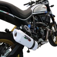 GPR auspuff kompatibel mit  Ducati Scrambler 800 Urban Motard 2021-2023, Albus Evo4, Zugelassener legaler Slip-On-Auspuff mit ABE, inklusive abnehmbarem DB-Killer, Verbindungsrohr und Katalysator 