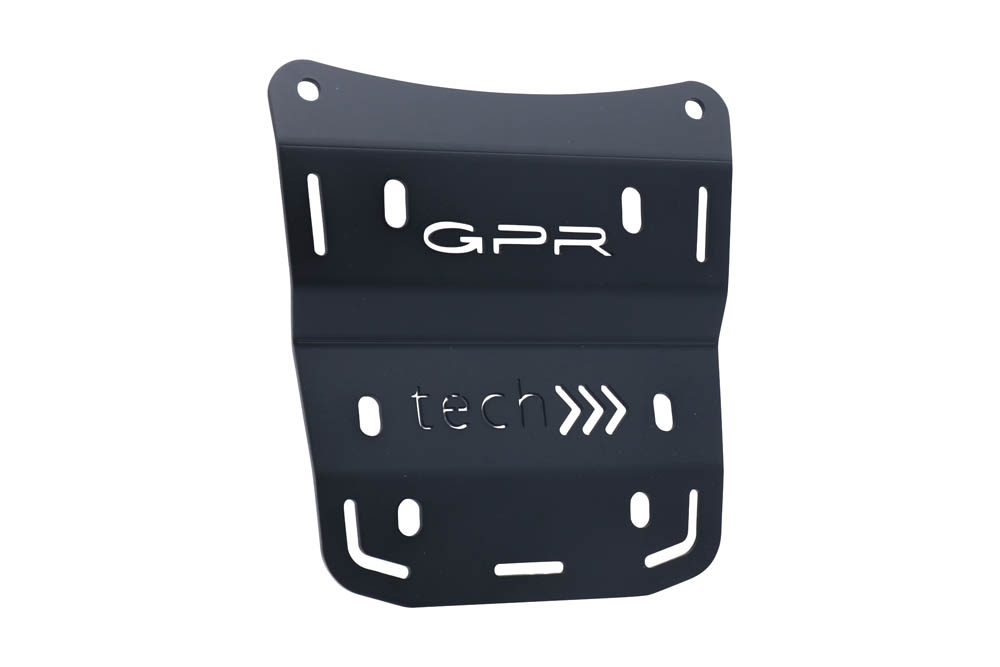 GPR TECH Ducati Multistrada V4 / V4S / V4S Sport 1100 2021/2024 Topcase aus Aluminium, silberfarben mit spezifischer Platte inklusive Kapazität Liter 55