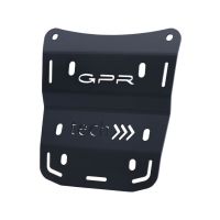 GPR TECH Ducati Multistrada V4 / V4S / V4S Sport 1100 2021/2024 Topcase aus Aluminium, silberfarben mit spezifischer Platte inklusive Kapazität Liter 55