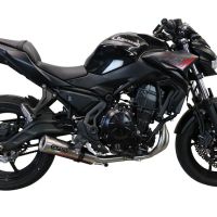 GPR auspuff kompatibel mit  Kawasaki Z 650 2017-2020, M3 Inox , Homologierte auspuff mit verbindungsrohr und katalysator 