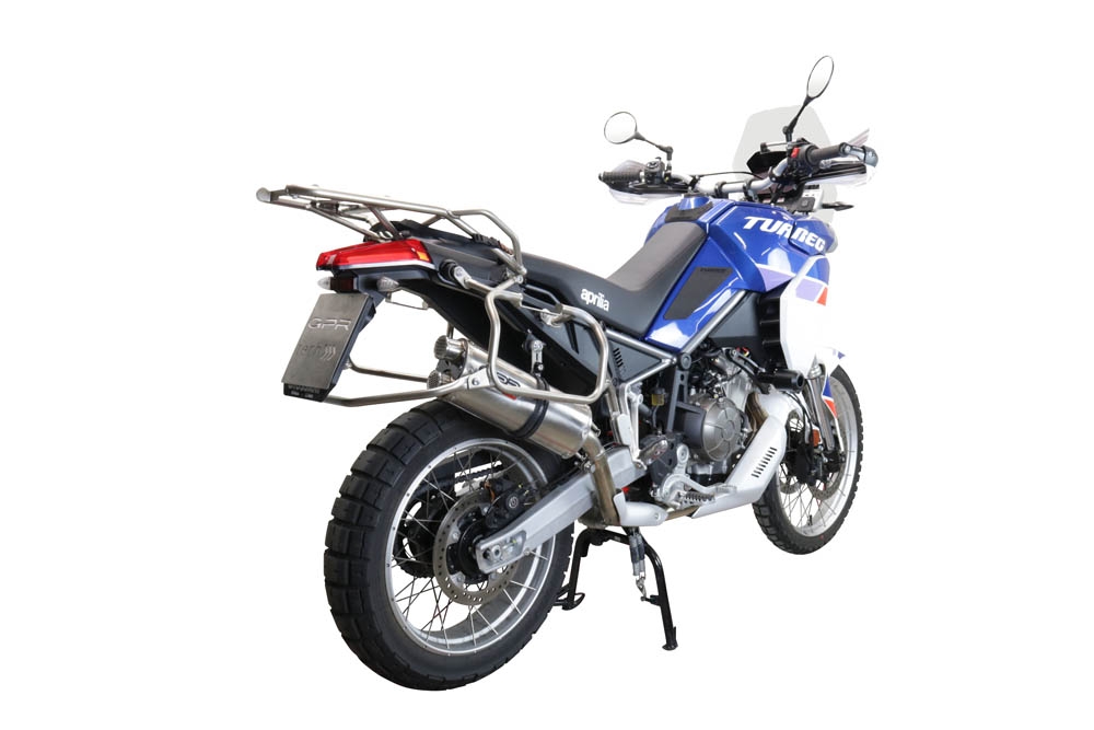 GPR auspuff kompatibel mit  Bmw R 1200 Gs -Adventure 2014-2016, Dual Inox, Zugelassener legaler Slip-On-Auspuff mit Abe, einschließlich abnehmbarem DB-Killer und Verbindungsrohr 