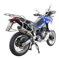 GPR auspuff kompatibel mit  Aprilia Tuareg 660 2021-2024, New Grand Prix Evo Titanium, Zugelassener legaler Slip-On-Auspuff mit Abe, einschließlich abnehmbarem DB-Killer und Verbindungsrohr 