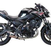 GPR auspuff kompatibel mit  Kawasaki Z 650 2017-2020, New Grand Prix Evo Titanium, Homologierte auspuff mit verbindungsrohr und katalysator 
