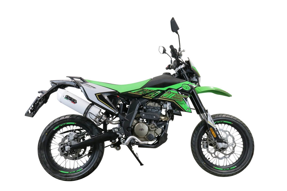 GPR auspuff kompatibel mit  KL MOTOR KXE 125 2022-2023, Albus Evo4, Zugelassener legaler Slip-On-Auspuff mit ABE, inklusive abnehmbarem DB-Killer, Verbindungsrohr und Katalysator 