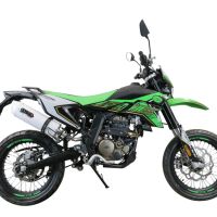 GPR auspuff kompatibel mit  KL MOTOR KXE 125 2022-2023, Albus Evo4, Zugelassener legaler Slip-On-Auspuff mit ABE, inklusive abnehmbarem DB-Killer, Verbindungsrohr und Katalysator 