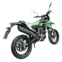 GPR auspuff kompatibel mit  Ktm Duke 125 2011-2016, Furore Nero, Rennauspuff, mit Verbindungsrohren, Artikel ohne Genehmigung 