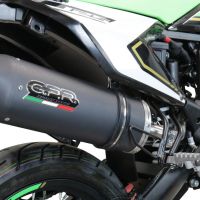 GPR auspuff kompatibel mit  Ktm Duke 125 2011-2016, Furore Nero, Rennauspuff, mit Verbindungsrohren, Artikel ohne Genehmigung 