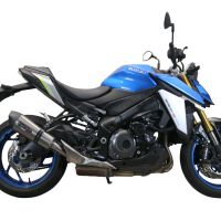 GPR auspuff kompatibel mit  Suzuki Gsx-S 1000 GX 2024-2025, New Grand Prix Evo Titanium, Zugelassener legaler Slip-On-Auspuff mit Abe, einschließlich abnehmbarem DB-Killer und Verbindungsrohr 