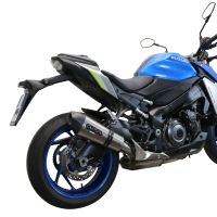 GPR auspuff kompatibel mit  Suzuki Gsx-S 1000 GX 2024-2025, New Grand Prix Evo Titanium, Zugelassener legaler Slip-On-Auspuff mit Abe, einschließlich abnehmbarem DB-Killer und Verbindungsrohr 