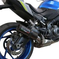 GPR auspuff kompatibel mit  Suzuki Gsx-S 1000 GX 2024-2025, M3 Black Titanium, Zugelassener legaler Slip-On-Auspuff mit Abe, einschließlich abnehmbarem DB-Killer und Verbindungsrohr 