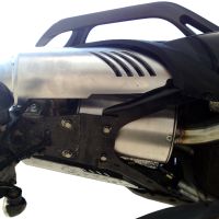 GPR auspuff kompatibel mit  Yamaha Fz6 600-Fazer S1-S2  2004-2013, Titanium Ghost, Zugelassener legaler Slip-On-Auspuff mit Abe, einschließlich abnehmbarem DB-Killer und Verbindungsrohr 
