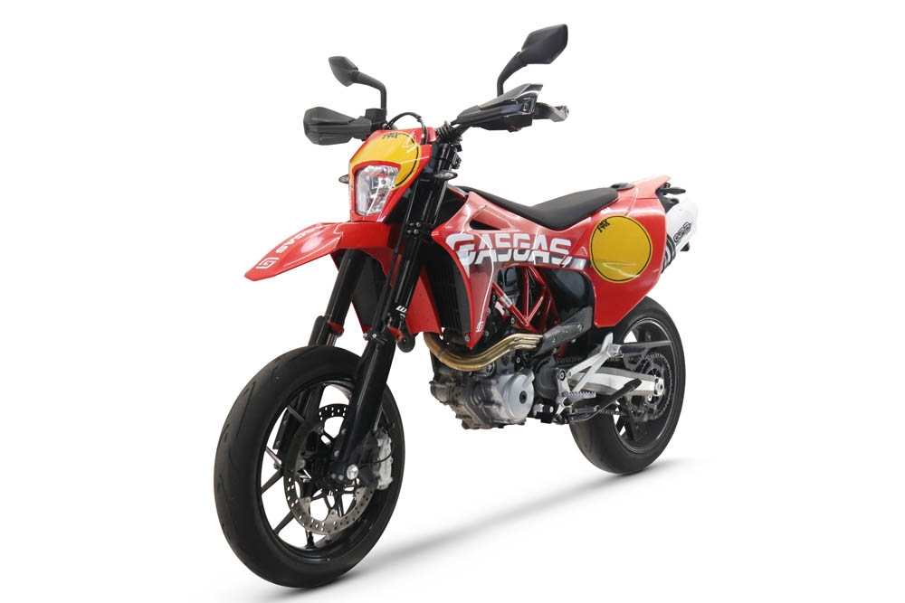 GPR auspuff kompatibel mit  Gas Gas ES 700 2023-2024, Albus Evo4, Zugelassener legaler Slip-On-Auspuff mit ABE, inklusive abnehmbarem DB-Killer, Verbindungsrohr und Katalysator 