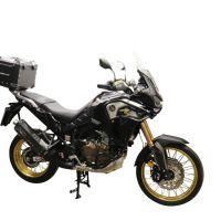GPR TECH Honda Crf 1100 L Africa Twin 2020/2024 e5 Topcase aus Aluminium, schwarze Farbe mit spezifischer Platte enthalten Kapazität Liter 55