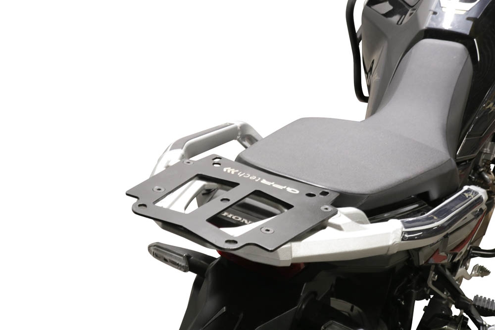 GPR TECH Honda Crf 1100 L Africa Twin 2020/2024 e5 Spezifische Montageplatte Top Case ALPITECH 55 LT kompatibel mit Original-Gepäckträger, aus Edelstahl mit 4 Verankerungspunkten