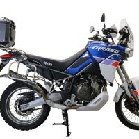 GPR TECH Aprilia Tuareg 660 2021/2024 e5 Topcase aus Aluminium, schwarze Farbe mit spezifischer Platte enthalten Kapazität Liter 35