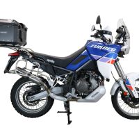 GPR TECH Aprilia Tuareg 660 2021/2024 e5 Topcase aus Aluminium, schwarze Farbe mit spezifischer Platte enthalten Kapazität Liter 55